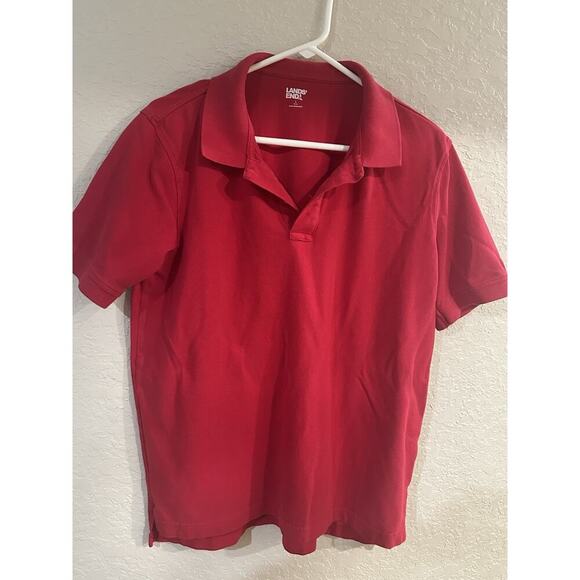 Lands' End Other - Lands End Men’s Large Red Polo
